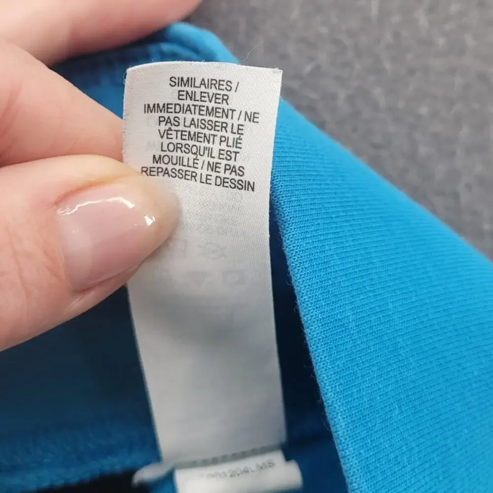 Nike Air 7/8 Leggings S Blue Colorblock Training Pilates Running Athleisure Gym